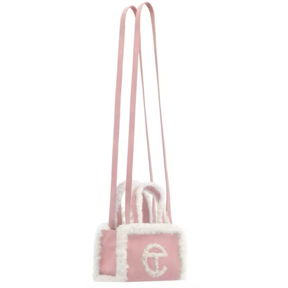 RARE pink ugg x telfar shearling bag - Picture 2 of 6